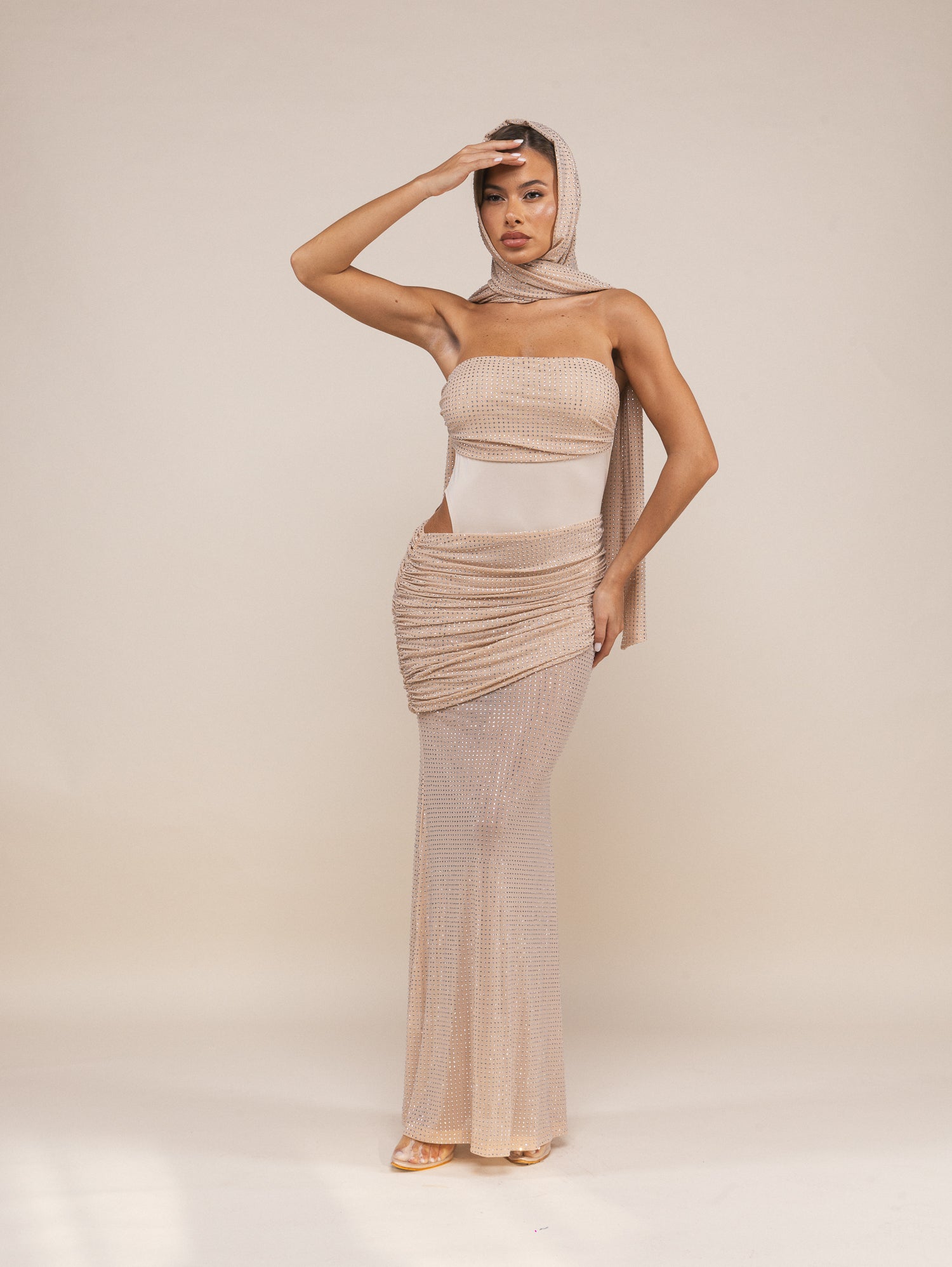 ABITO LUNGO SKIN NUDE