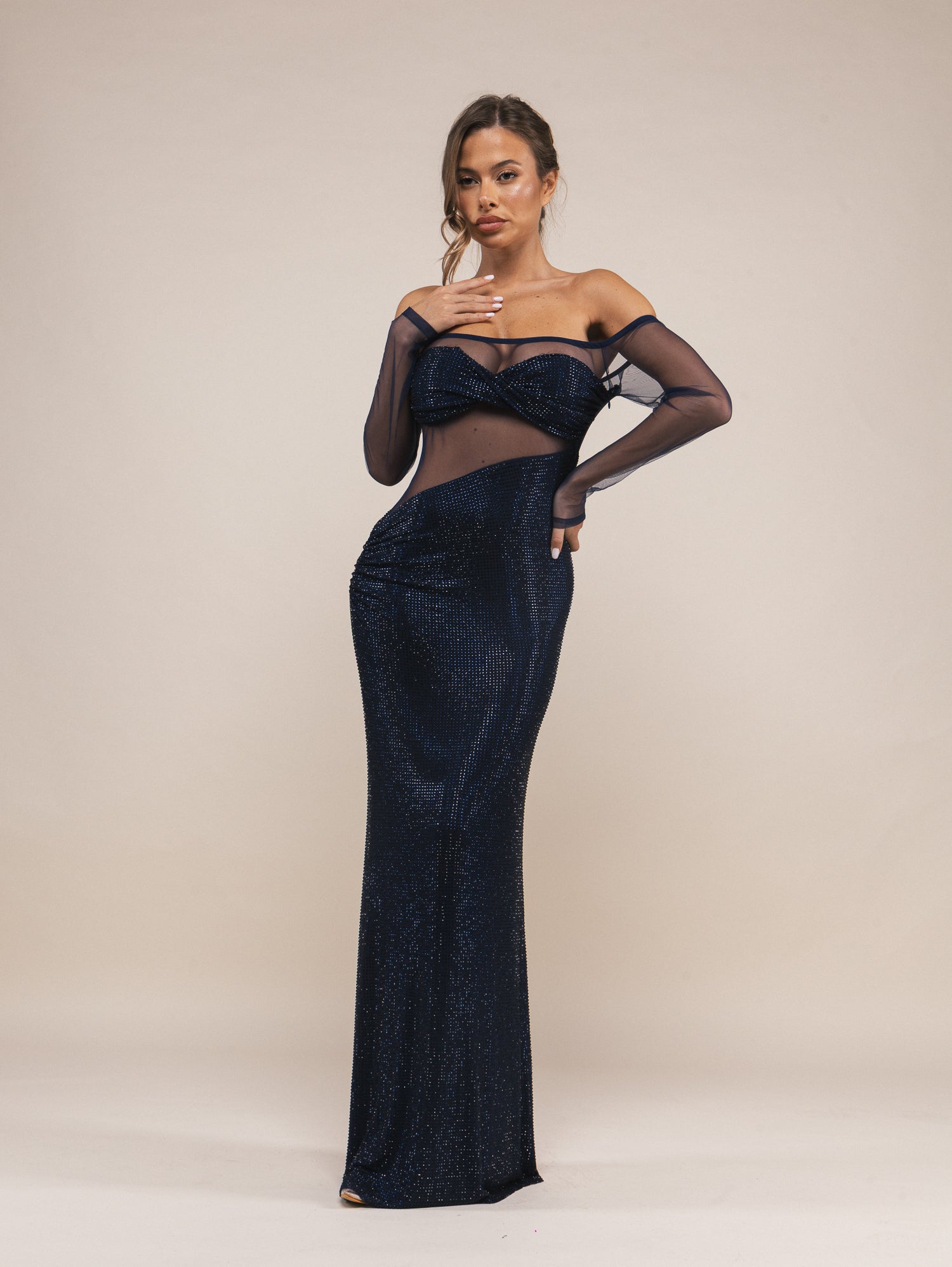 ABITO LUNGO ECLIPSE BLUE